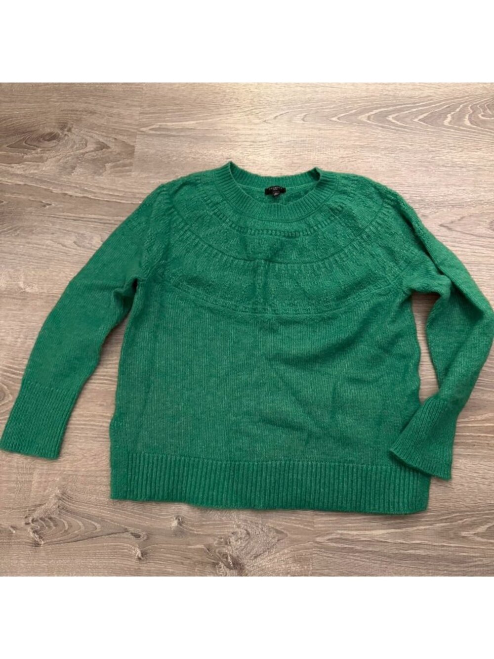 Talbots green sweater Size S.